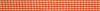 Ribbon: Gingham 2-Colour: 5m x 9mm: Orange with White