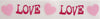 Ribbon: Love & Heart: 3m x 25mm: Hot Pink & Baby Pink on White