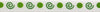 Ribbon: 2-Tone Spot & Swirl Print: 4m x 6mm: Lime & Emerald