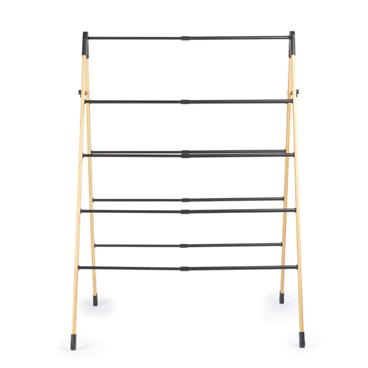Beldray 4 Tier Extendable Clothes Airer - Bamboo