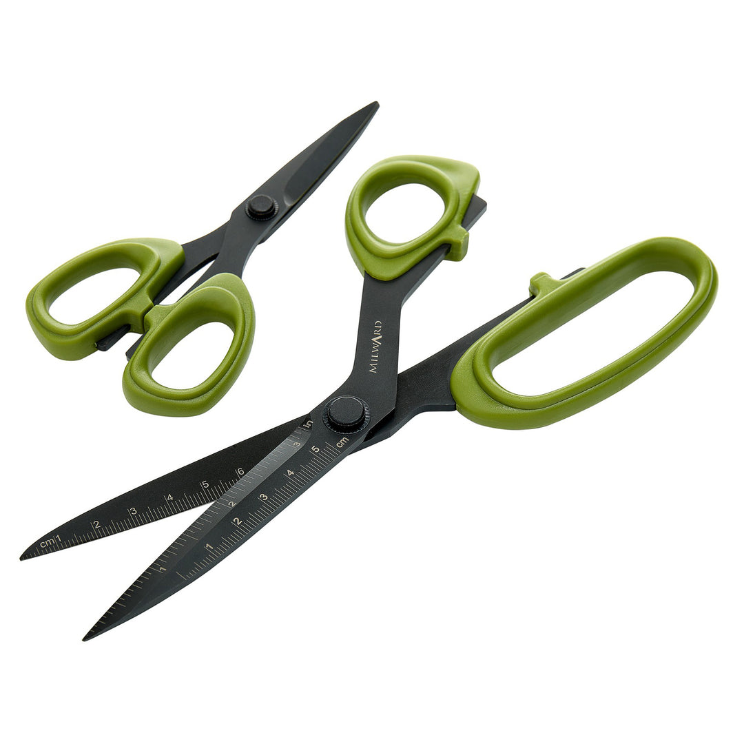 Milward Green: Gift Set: Dressmaking (21cm) and Embroidery (13.5cm) Scissors: 2 Pieces