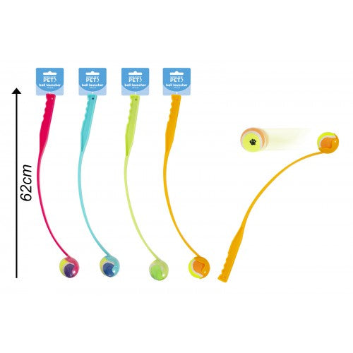 World of Pets Dog Ball Launcher 4 Assorted Colours