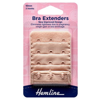 Bra Back Extenders: 50mm: Nude