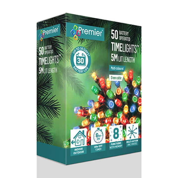 Premier 50 Multi-Action Battery Operated Time Lights Multi