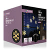 Premier 1.2 x 1.2m FlexiBrights V Curtain Light Neon Warm White Snowflake with Timer