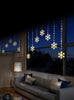 Premier 1.2 x 1.2m FlexiBrights V Curtain Light Neon Warm White Snowflake with Timer
