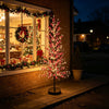 Premier 1.5m Lit Red Berry Tree with 635 Warm White LEDs