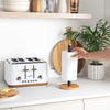 Salter Toronto Kitchen Roll Holder Black