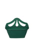 Venetian Wall Planter 42cm - Forest Green