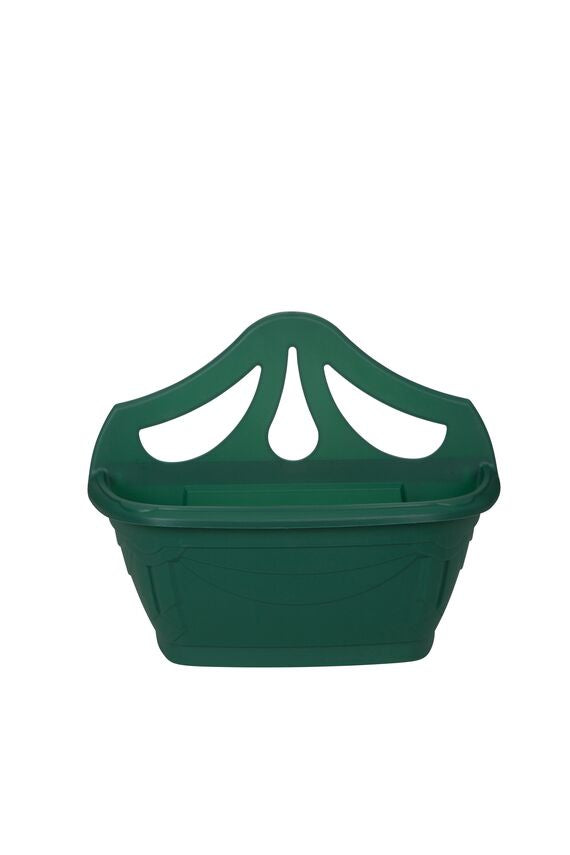 Venetian Wall Planter 42cm - Forest Green