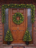 Premier Pre-Lit Christmas Door Set 2 x 90cm Trees, 60cm Wreath & 2.7m Garland Warm White