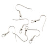 Deluxe: Long Ball Ear Wire: Silver Plated: Pack of 10