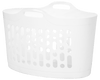 Wham Flexi-Store 50L Laundry Basket White