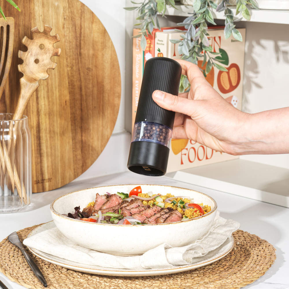 Salter Clarence Electric Salt & Pepper Mill - Black