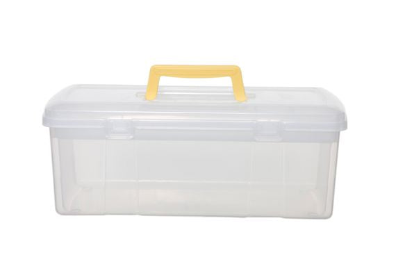 5 litre natural utility storage box with tray