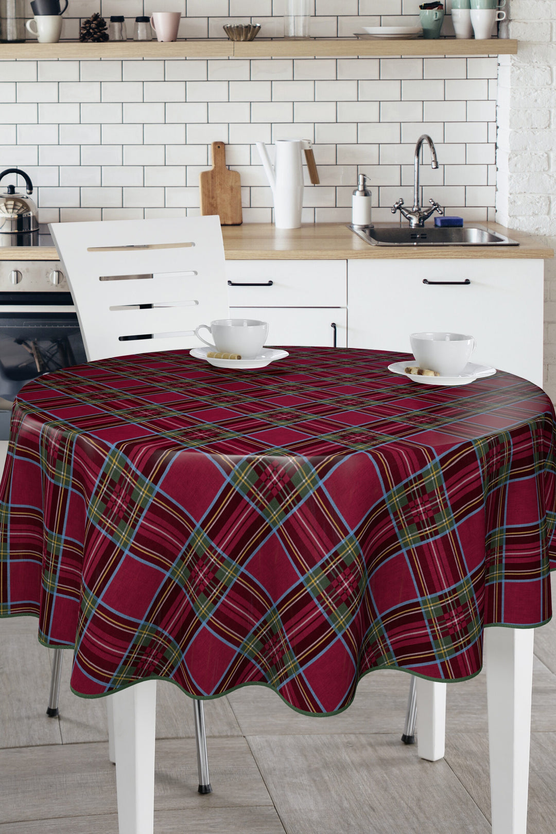 Wipeclean Table Cloth 140cm/54in By The Metre A49-01
