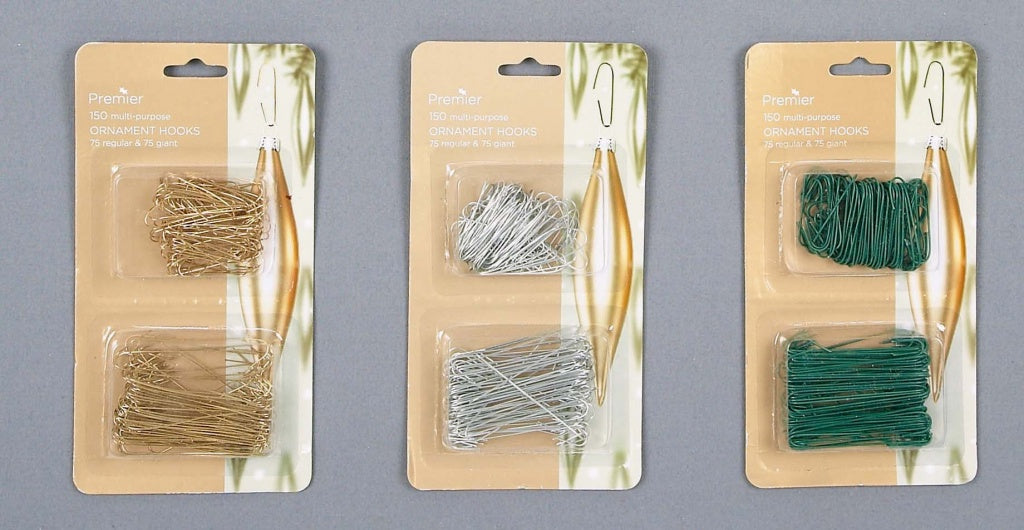 Premier 150 Metal Hooks (75 Standard & 75 Large)