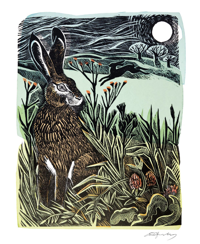 Angela Harding Cards - Hidden Hares