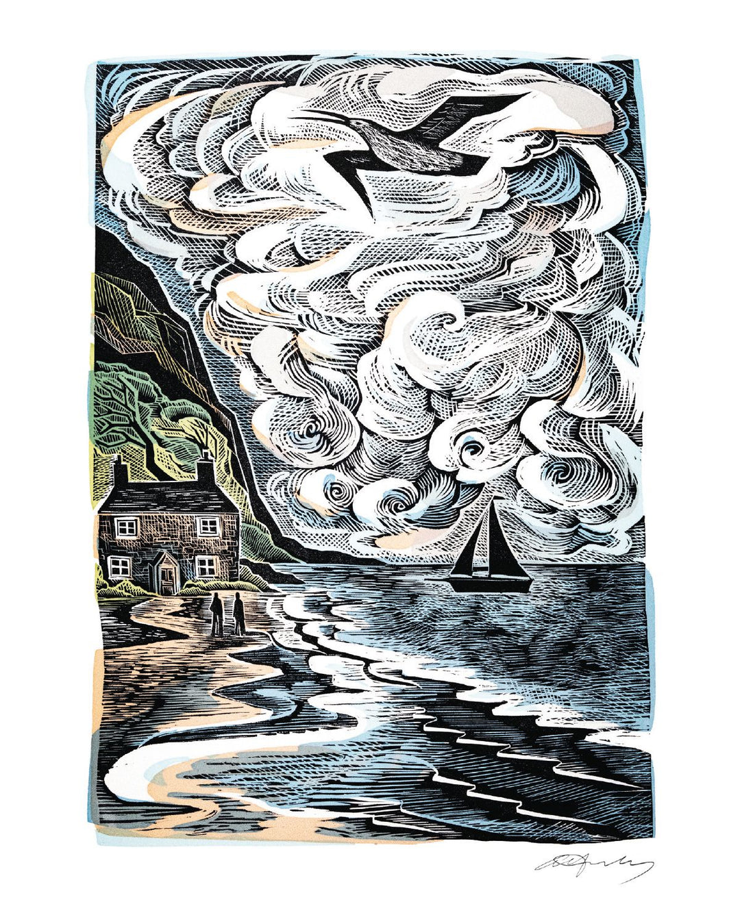 Angela Harding Cards - Curlew Cry