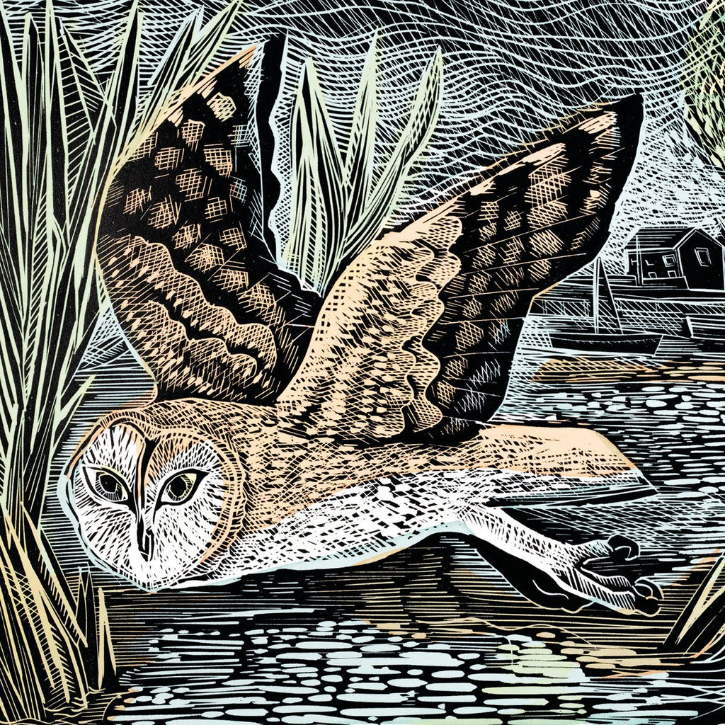 Angela Harding Cards - Marsh Owl
