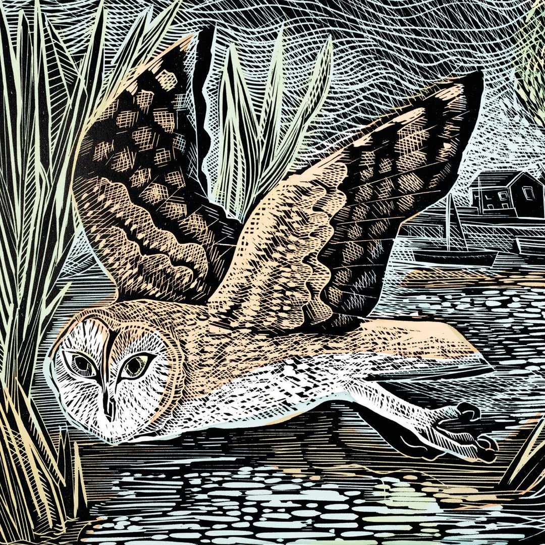 Angela Harding Cards - Marsh Owl