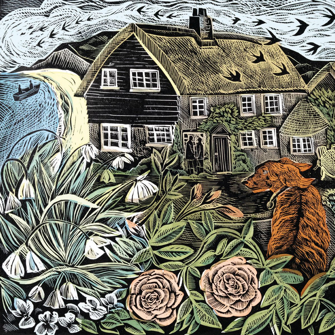 Angela Harding Cards - Rose Cottage