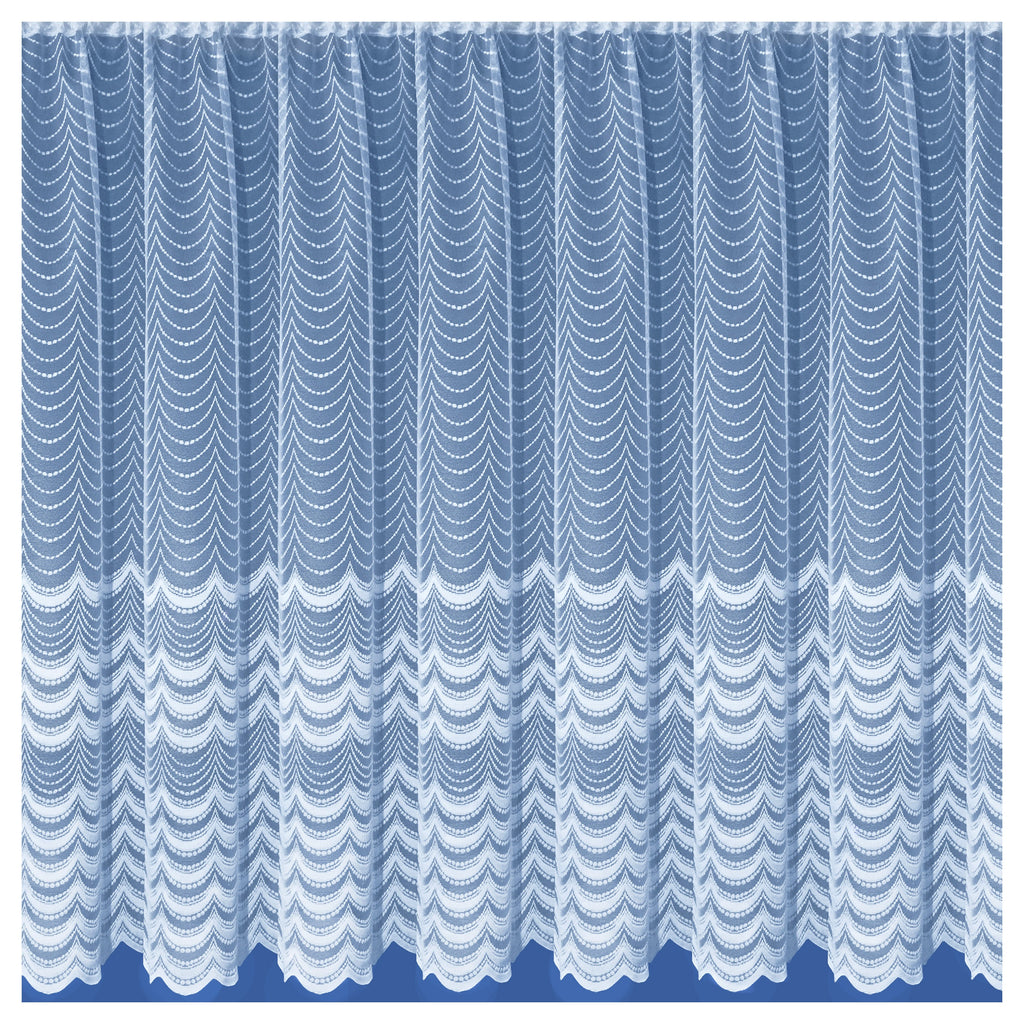 Amsterdam Net Curtain White - Sold by the Metre