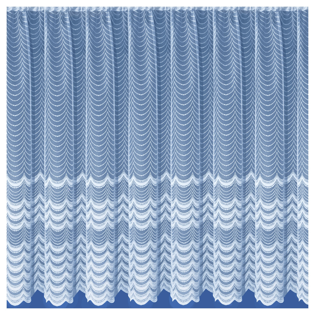 Amsterdam Net Curtain White - Sold by the Metre