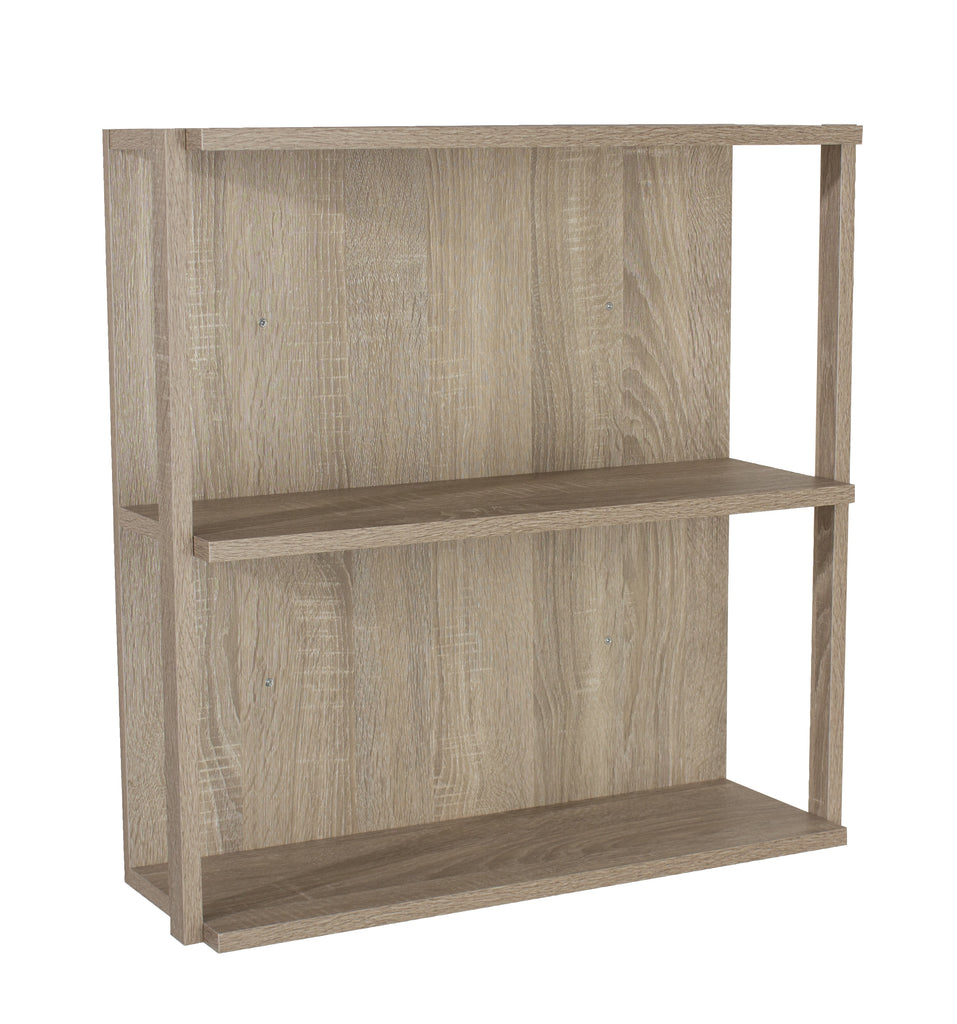Arran Medium Wall Shelf 3 Tier 600x200x600 Oak