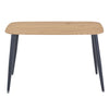 Aspen Round Dining Table, Gloss White Sintered Stone Table Top With Black Pedestal Leg White Black (DHD) Image 2