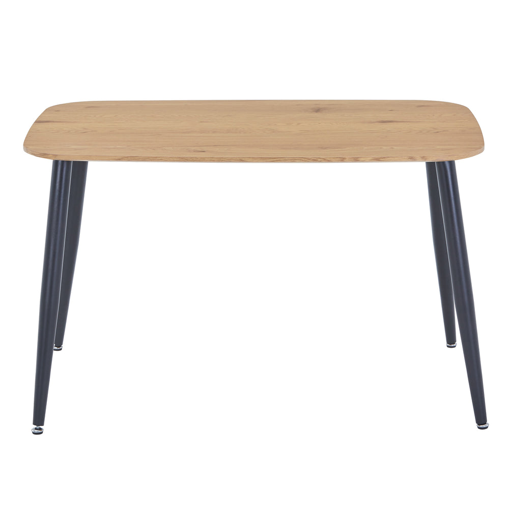 Aspen Round Dining Table, Gloss White Sintered Stone Table Top With Black Pedestal Leg White Black (DHD) Image 2