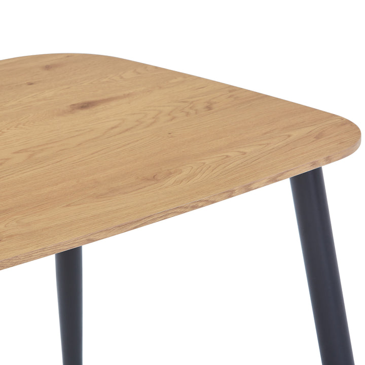 Aspen Round Dining Table, Gloss White Sintered Stone Table Top With Black Pedestal Leg White Black (DHD) Image 4