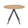 Aspen Rectangular Dining Table, Gloss White Sintered Stone Top With Black Tapered Legs  White Black (DHD) Image 2