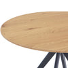 Aspen Rectangular Dining Table, Gloss White Sintered Stone Top With Black Tapered Legs  White Black (DHD) Image 3