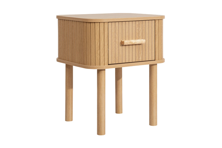 Axel 1 Drawer Fluted Bedside
