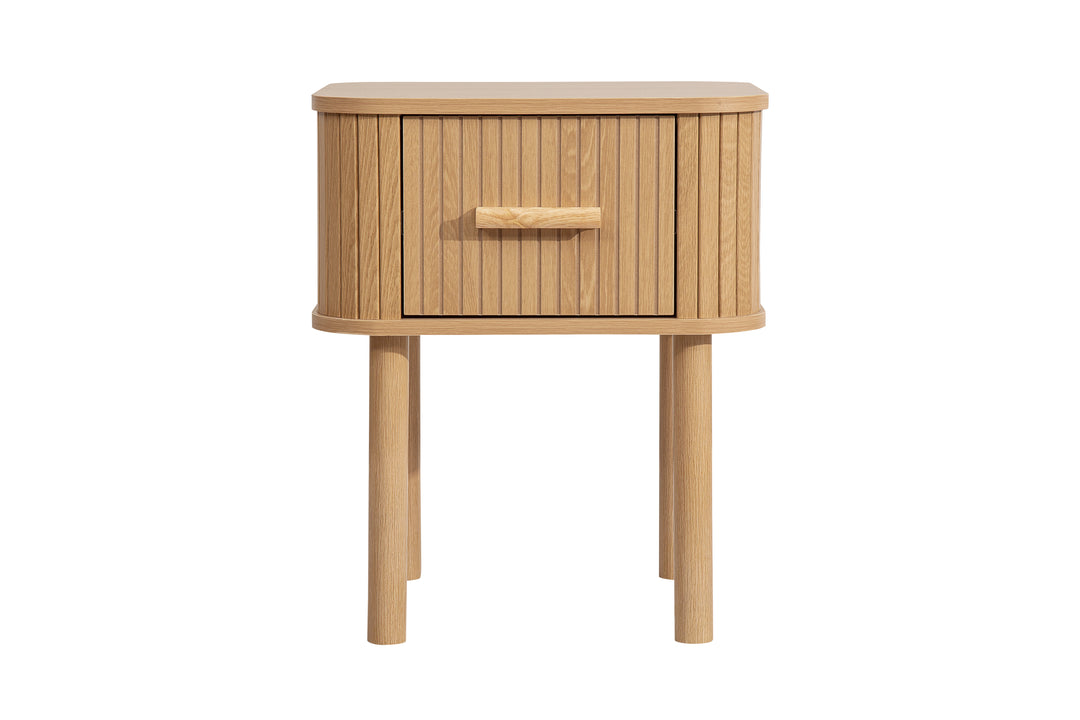 Axel 1 Drawer Fluted Bedside