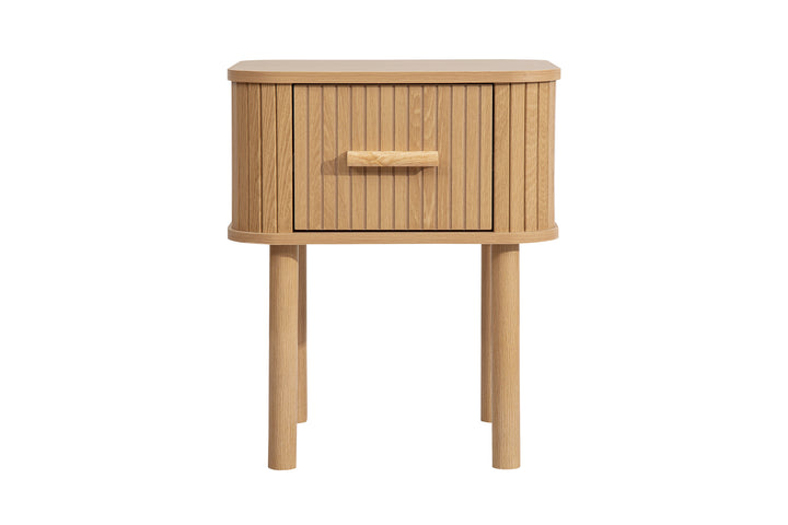 Axel 1 Drawer Fluted Bedside