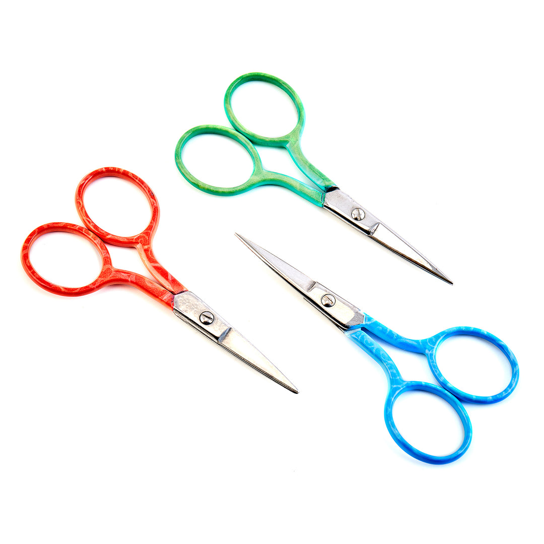 Embroidery Scissors: 9cm or 3.5in: Assorted Colours