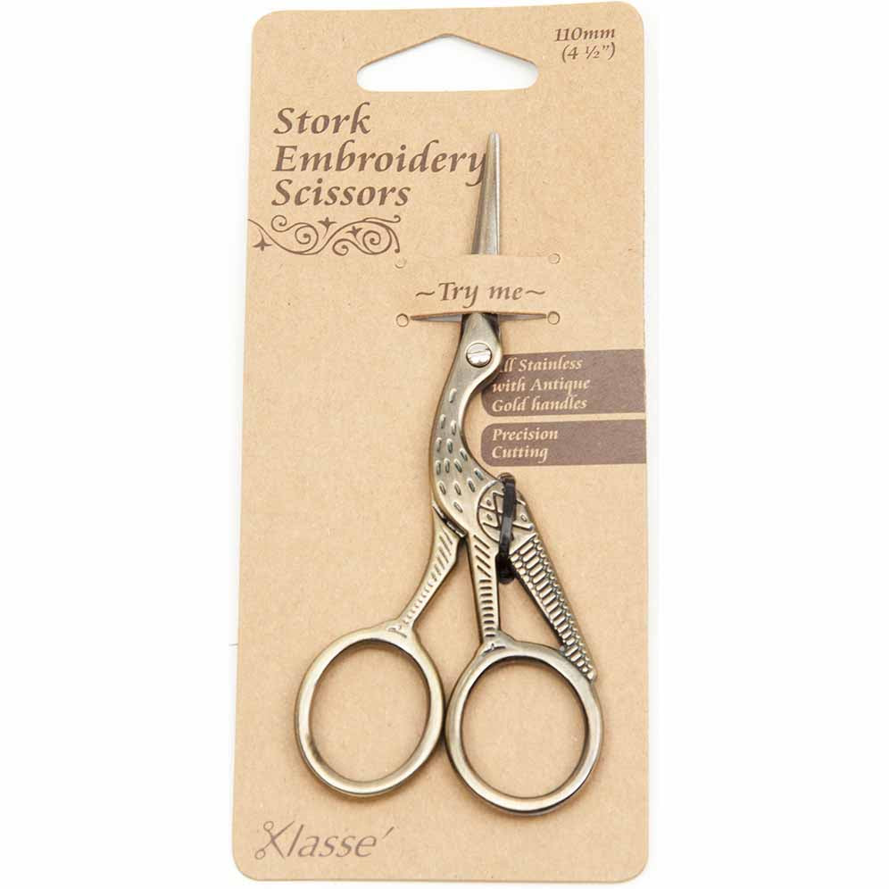 Klasse 11.5cm Stork Embroidery Scissors