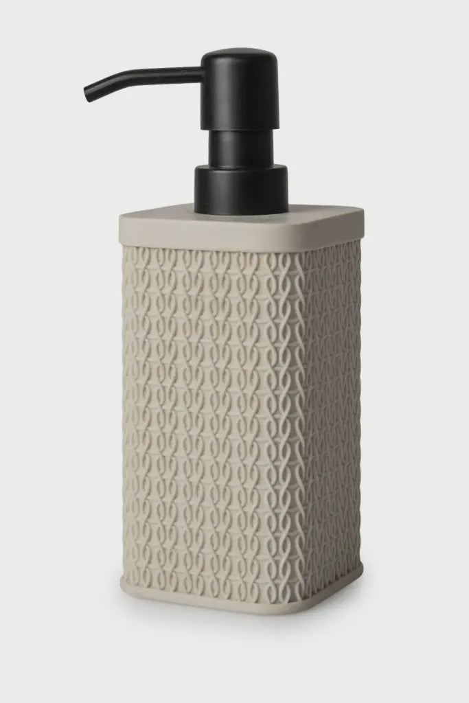 Lace Soap Dispenser Slate Almond