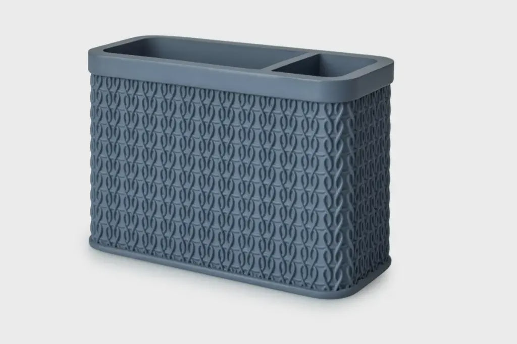 Lace Toothbrush Tidy Slate Blue