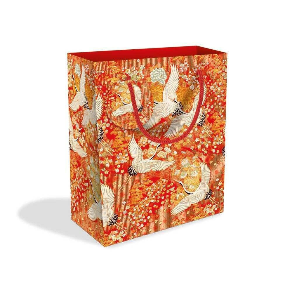 Museums & Galleries Gift Bag Medium - Kimono Cranes