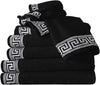Gaveno Cavaila Towel Bale Set 500 GSM 8 Piece Towel Set Black