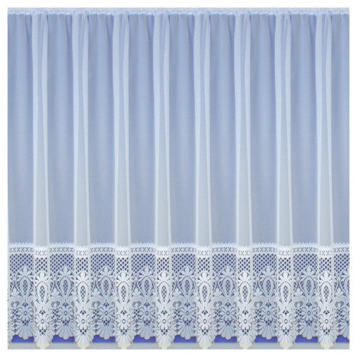 Brazil Net Curtain White - Sold by the Metre