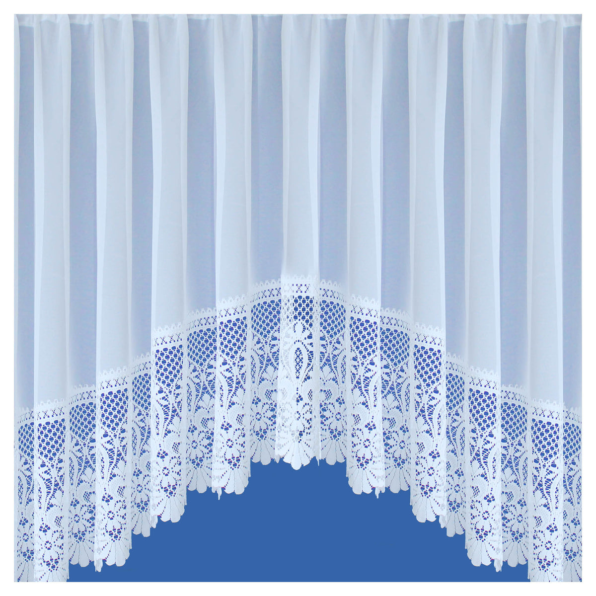 Brazil white lace jardiniere net curtain