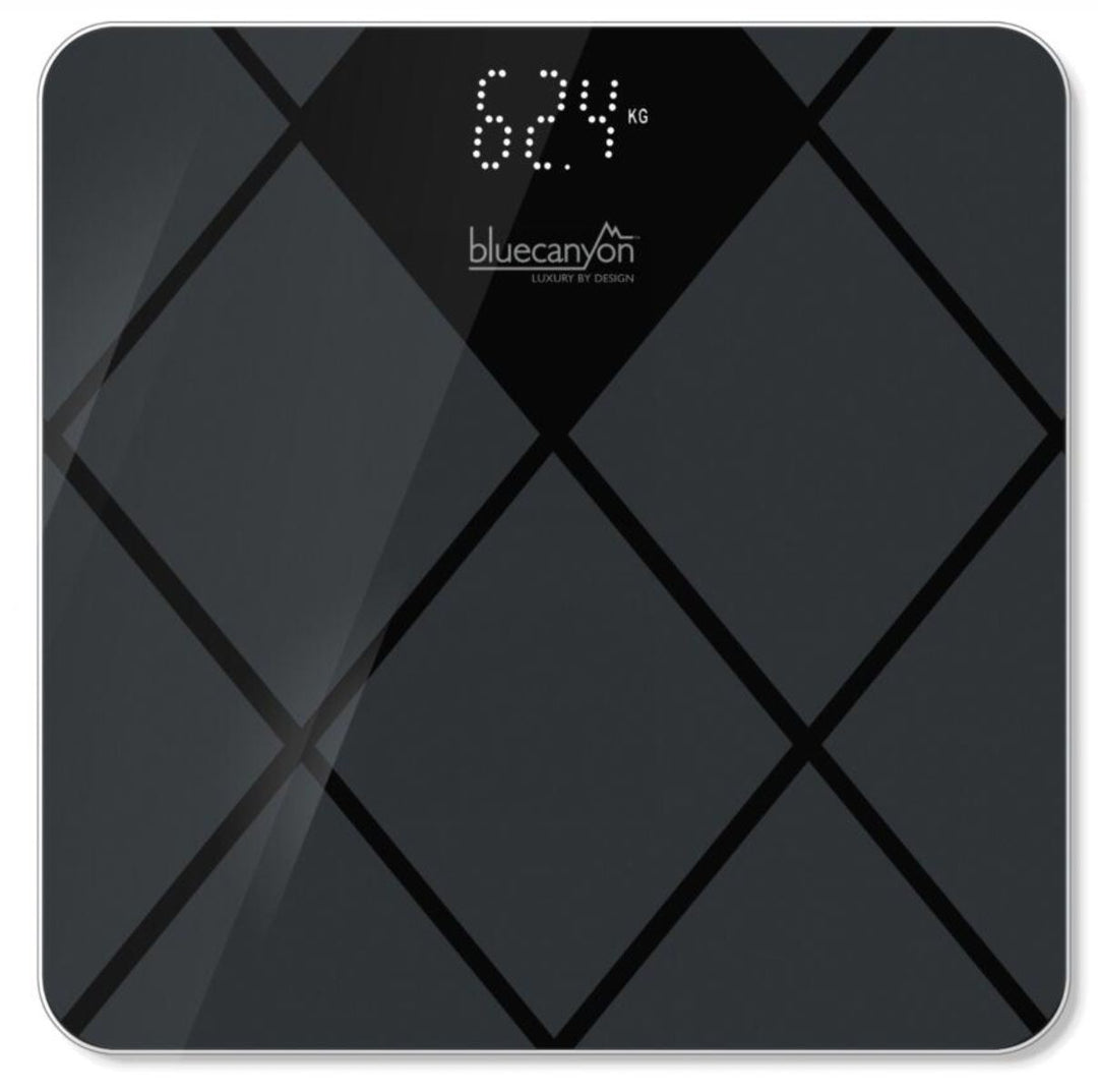 Diamond Design White Display Digital Bathroom Scale - Max 180kg