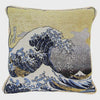 Museums & Galleries Organic Cotton 45x45cm Filled Cushion The Great Wave