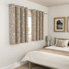 Cuba Sand curtains in a bedroom
