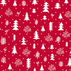 Wipeclean Xmas Table Cloth 140cm/54in By The Metre CY60