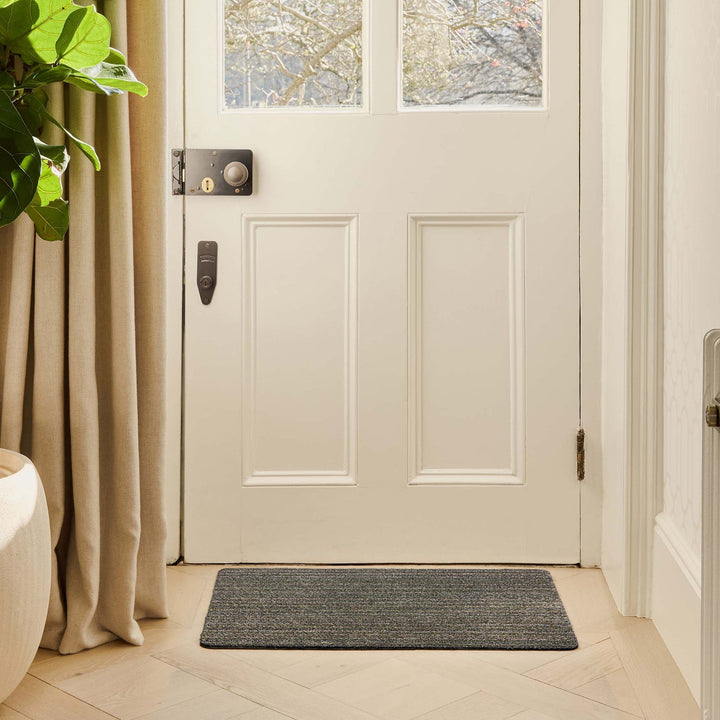 My Mat Cotton Indoor Candy Sage doormat in a hallway